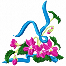 Flowers Embroidery Design 11 Flowers Embroidery Design 11